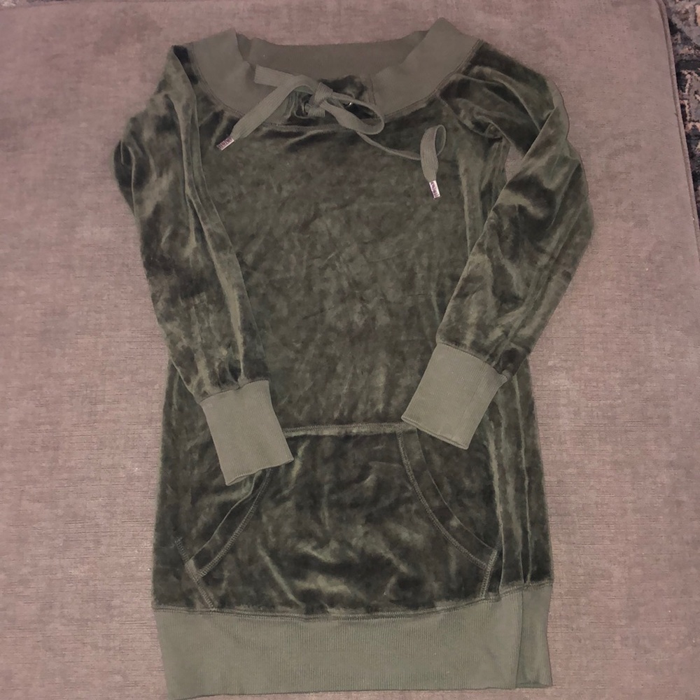 Women’s Juicy Couture Velour Off Shoulder Tunic/Dress